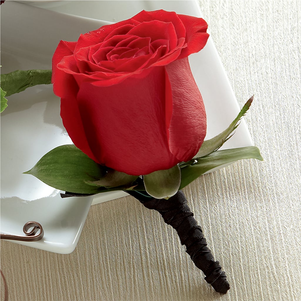 Red Rose Boutonniere – Cg Rain Florist, Cedar Grove NJ