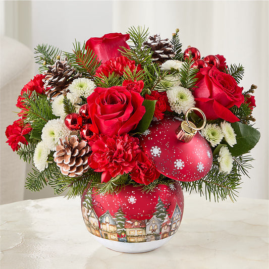 Christmas Carols Ornament –  Cg Rain Florist, Cedar Grove NJ