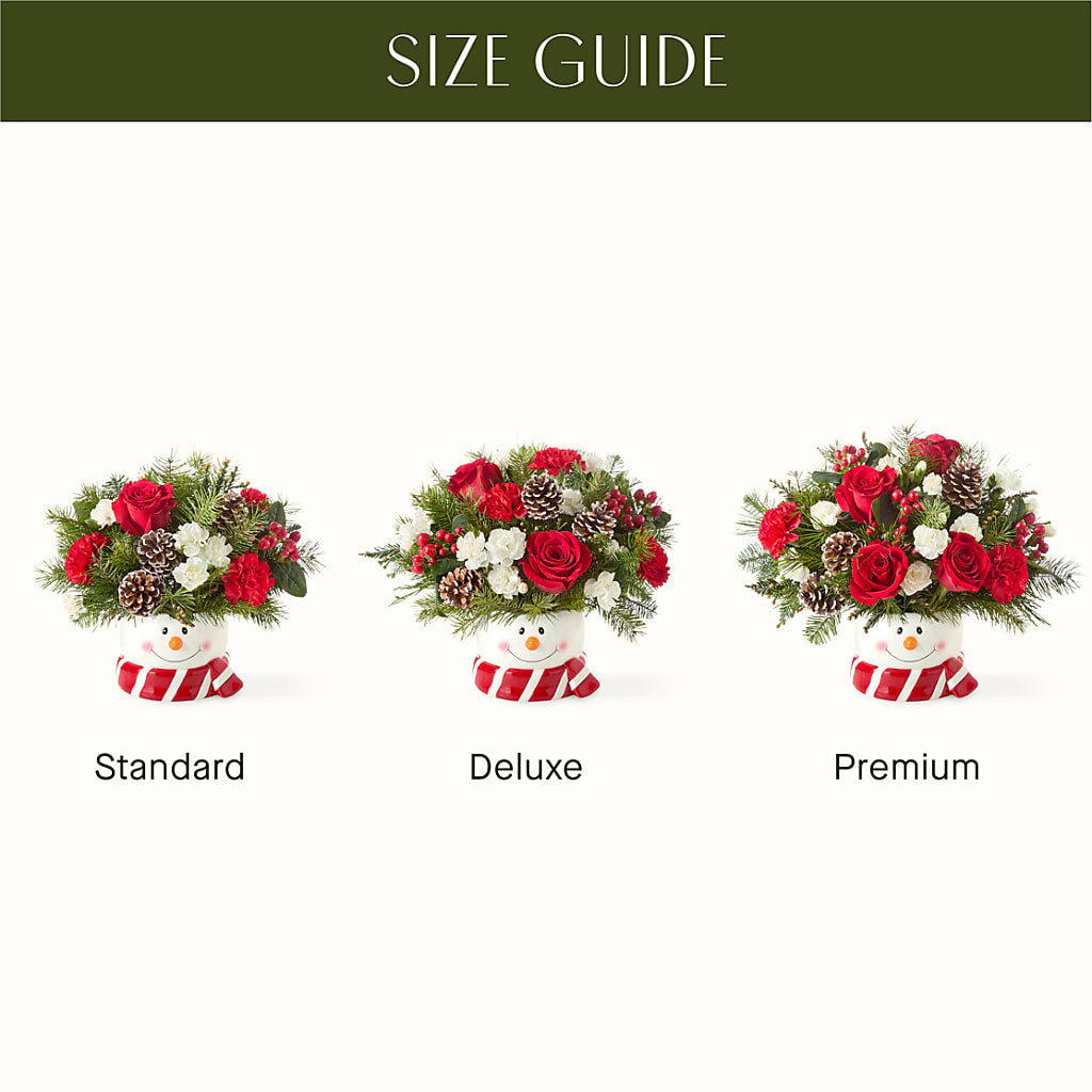 Jolly Snowman Bouquet –  Cg Rain Florist, Cedar Grove NJ
