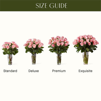 Long Stem Pink Rose Bouquet –  Cg Rain Florist, Cedar Grove NJ