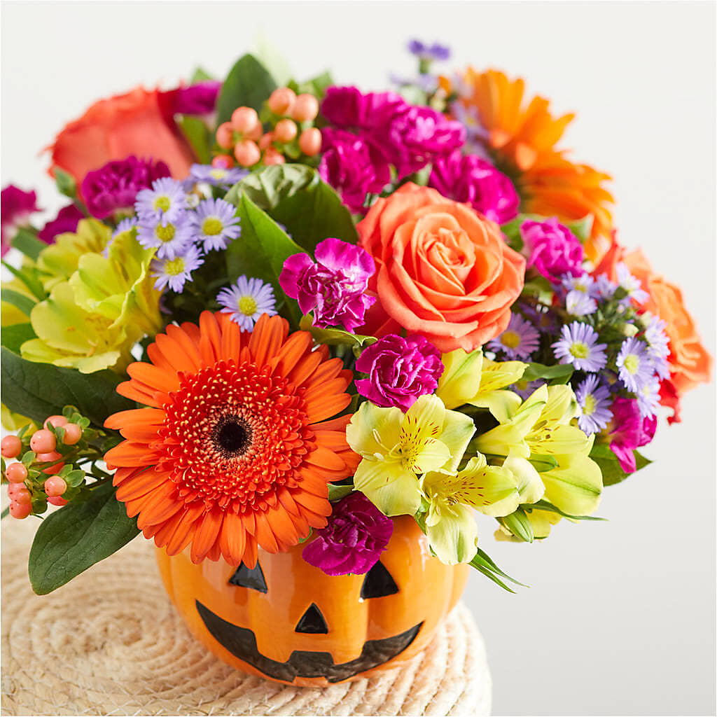 Tricks & Treats Pumpkin –  Cg Rain Florist, Cedar Grove NJ