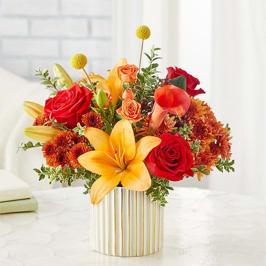 Scarlet Skies Bouquet – CG RAIN FLORIST, Cedar Grove NJ