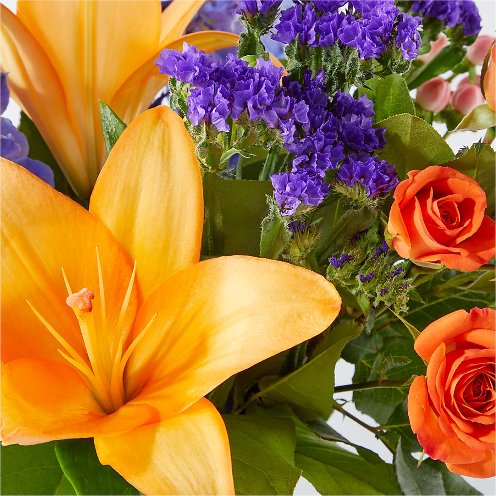 Radiant Citrus Bouquet –  Cg Rain Florist, Cedar Grove NJ