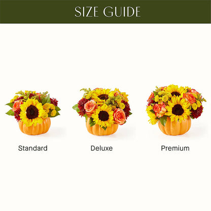 Golden Gourd Pumpkin Bouquet –  Cg Rain Florist, Cedar Grove NJ