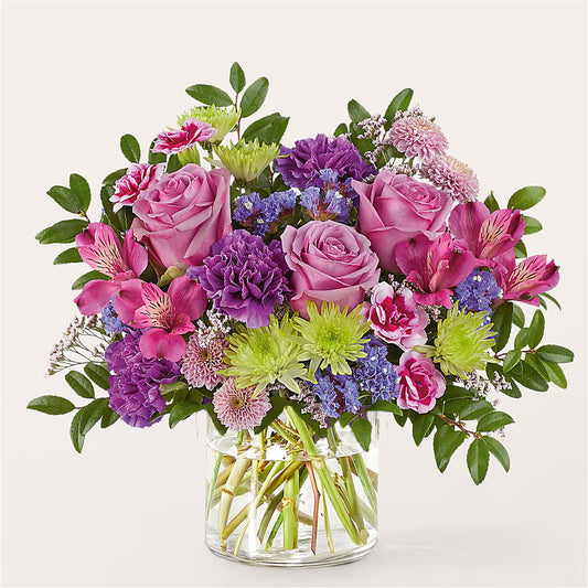 Glass Half Full Bouquet –  Cg Rain Florist, Cedar Grove NJ