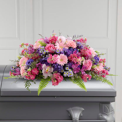 Glorious Garden Casket Spray –  Cg Rain Florist, Cedar Grove NJ