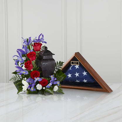 Patriotic Tribute Arrangement –  Cg Rain Florist, Cedar Grove NJ