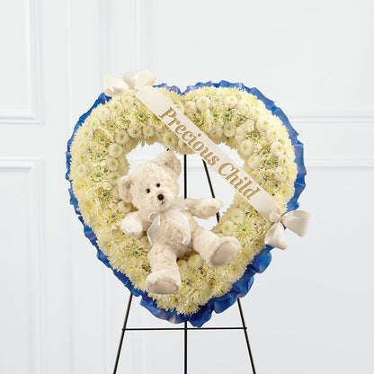 Precious Child Standing Heart –  Cg Rain Florist, Cedar Grove NJ
