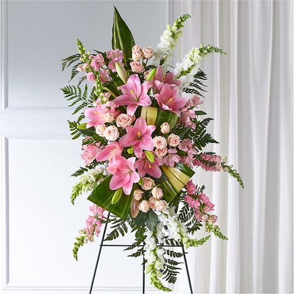 Elegant Embrace Standing Spray –  Cg Rain Florist, Cedar Grove NJ