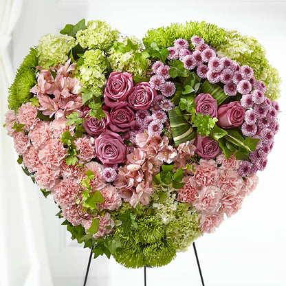 Heartwarming Standing Heart –  Cg Rain Florist, Cedar Grove NJ