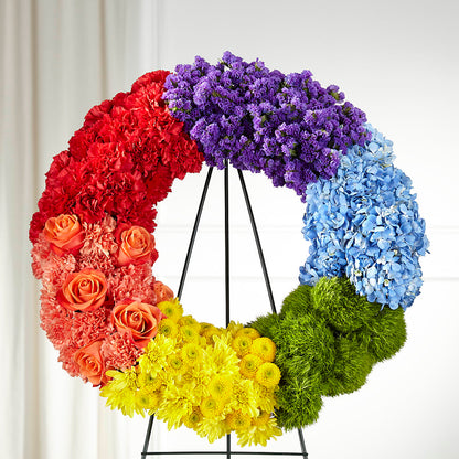 Circle of Love Wreath –  Cg Rain Florist, Cedar Grove NJ