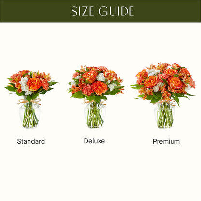 Apricot Glow Bouquet –  Cg Rain Florist, Cedar Grove NJ