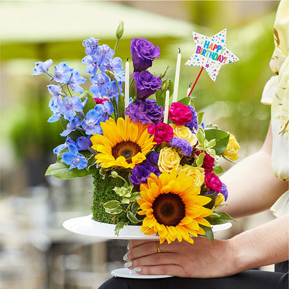 Star of the Day Floral Cake –  Cg Rain Florist, Cedar Grove NJ