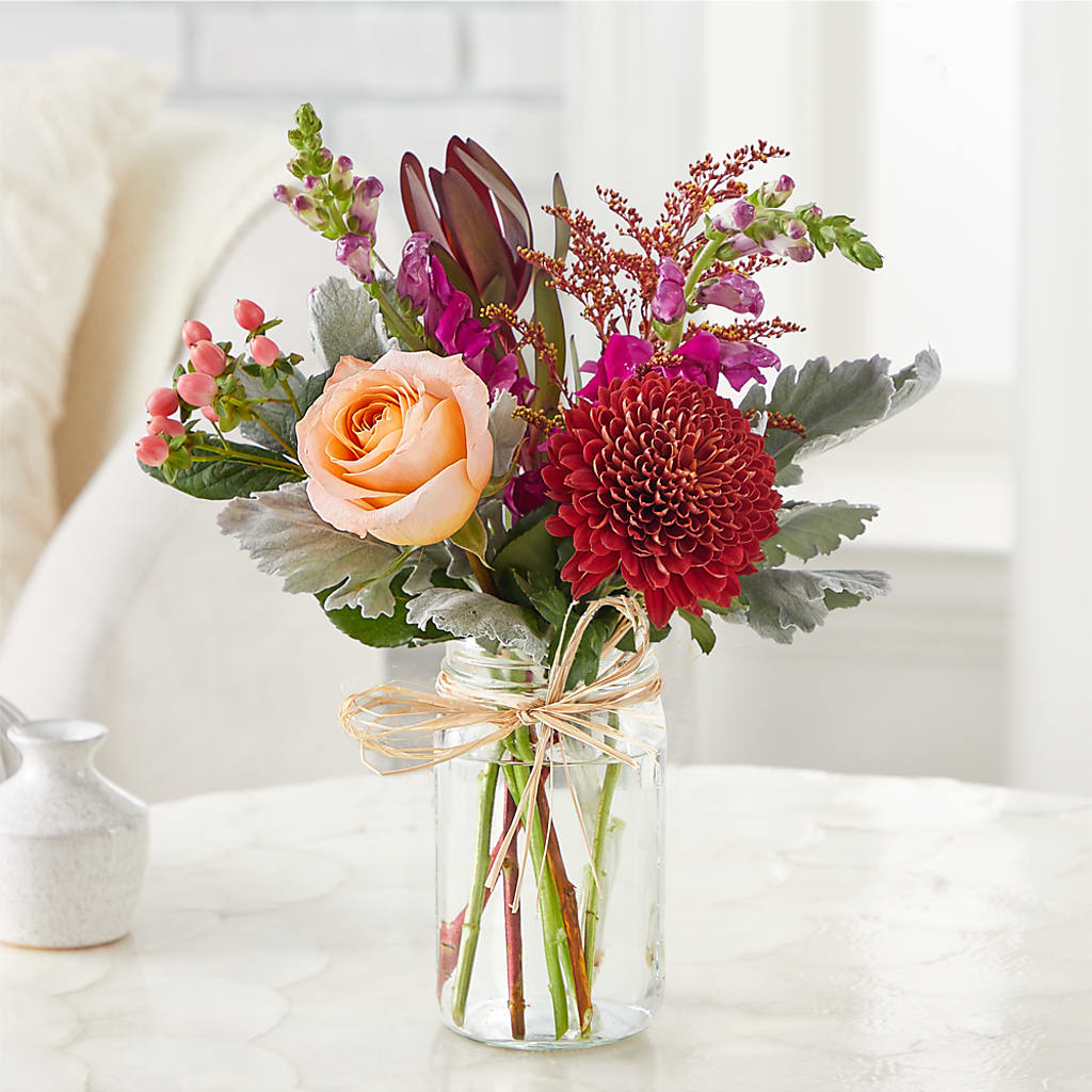 Moody Hues Bouquet –  Cg Rain Florist, Cedar Grove NJ