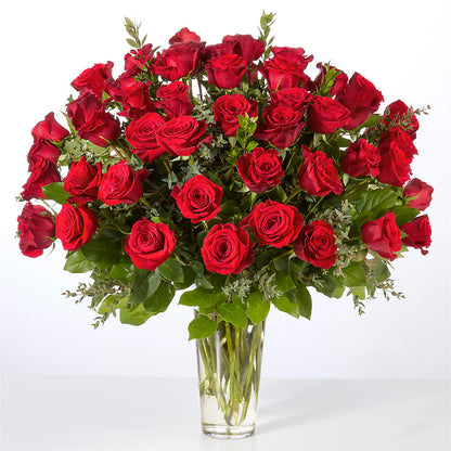 Forever Yours Fifty Stem Red Rose Bouquet –  Cg Rain Florist, Cedar Grove NJ