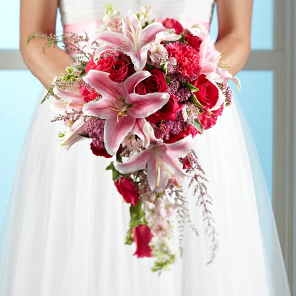 Lily & Rose Bouquet –  Cg Rain Florist, Cedar Grove NJ